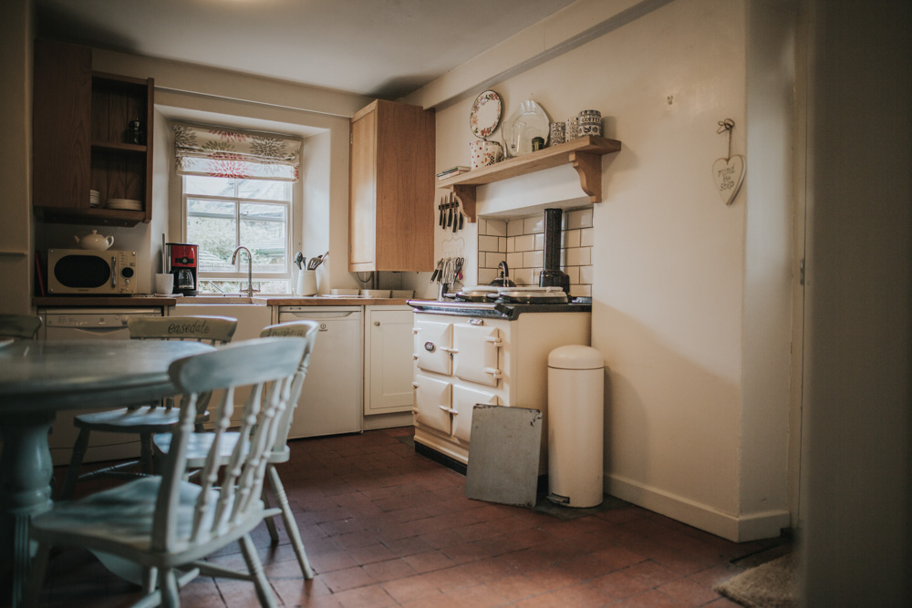 Baldrys cottage kitchen with AGA